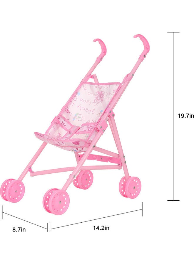 Baby Infant Doll Stroller Carriage Foldable 55x10x10cm  - Image 2
