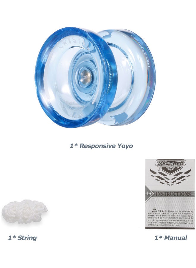 Magic Yoyo - Narrow Bearing Steel Axle ABS Body Looping Play 9 x 4.5 x 6cm - Image 1