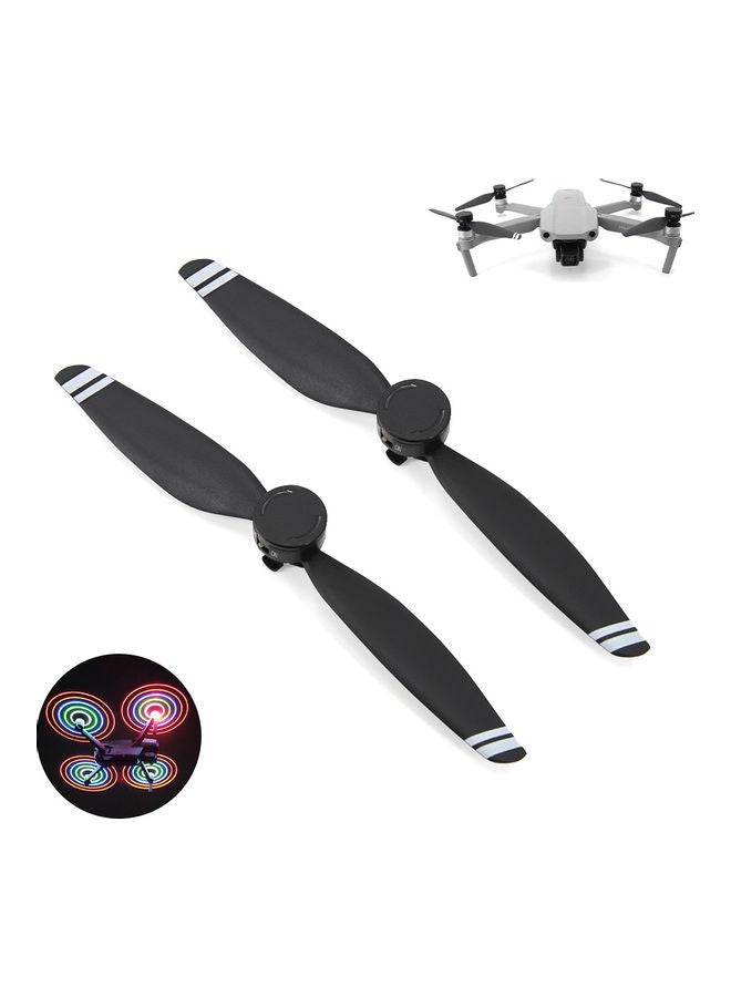 2-Piece LED Propellers For DJI Mavic Air 2 Drone 11x2.5x11cm - Image 1