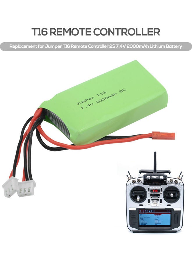 2000mAh Lithium Battery For Jumper T16 Remote Controller 12x4.5x5.5cm  - Image 1