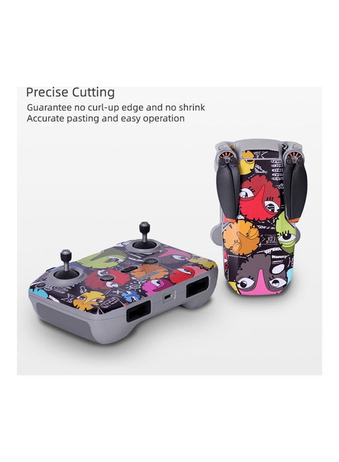 RC Drone Stickers Decoration Waterproof Decal Skin Controller Sticker 17.8 X 1 X 13.1cm  - Image 3
