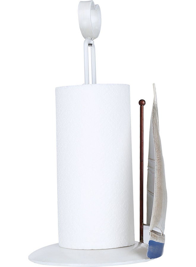 TOOARTS Sailing Boat Paper Towel Holder Multicolour 31 X 18.5 X 19.5cm - Image 4