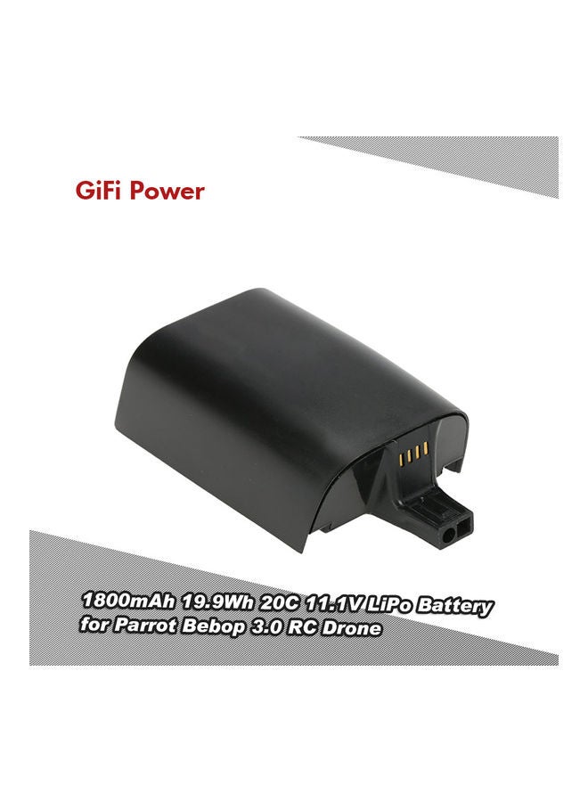 1800mAh Battery For Parrot Bebop 3.0 RC Drone 10.5x3.5x5.5cm