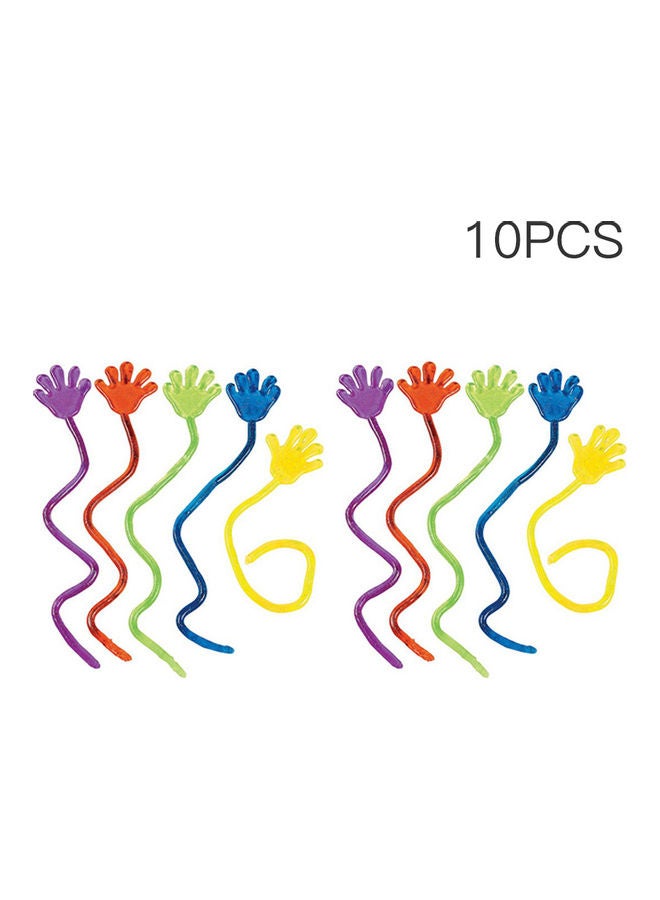 10-Piece Sticky Flash Hand Style Funny Toy