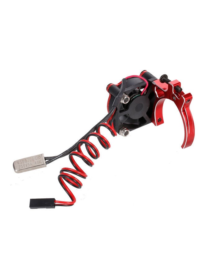 Generic - Motor Cooling Fan Motor Radiator  With Thermal Sensor 8x3.5x7cm - Image 1