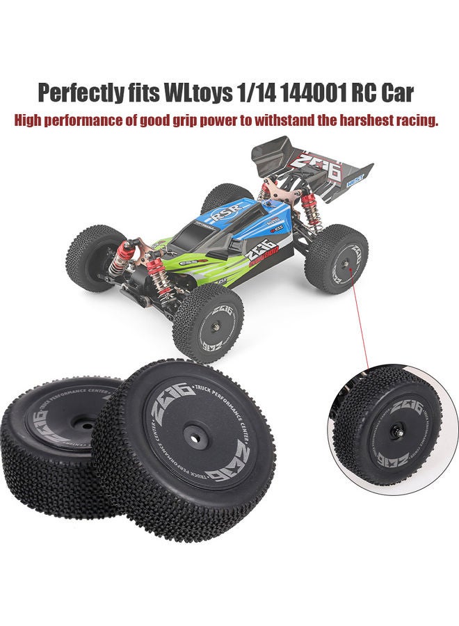 2 Pieces Rear Wheels For RC Car Tires 17.5x3.5x12cm