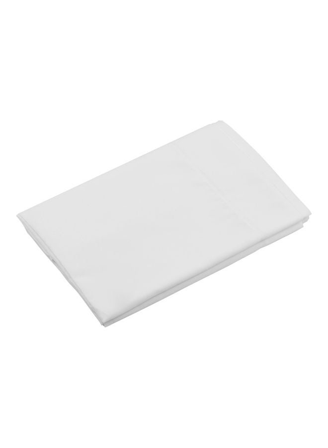 ستارةٌ خلفية للتصوير الفوتوجرافي قابلة للغسل من البوليستر والقطن مع 3 مشابك خلفية أبيض - Image 5