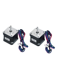 2 Pieces 42 Stepper Motor High Torque Hybrid 2 Phase 1.8 Degree Step Angle 4-Lead with 1 Meter Cable for 3D Printer Black - v1613906414/N44655558A_3