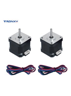 2 Pieces 42 Stepper Motor High Torque Hybrid 2 Phase 1.8 Degree Step Angle 4-Lead with 1 Meter Cable for 3D Printer Black - v1613906414/N44655558A_6