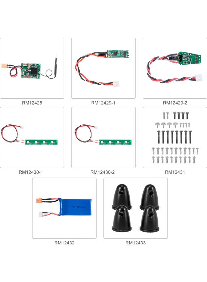 WLtoys - XK X450 RC Airplane Aircraft Helicopter Fixed Wing Motor 11x2x10cm - Image 1