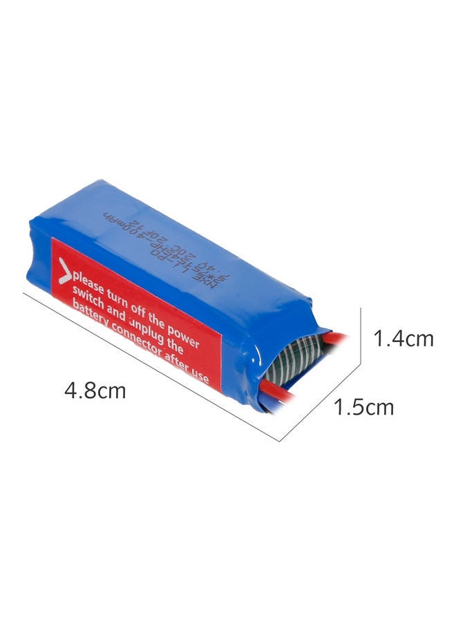 WLtoys 7.4V 400mAh battery 9x3x6cm  - Image 4