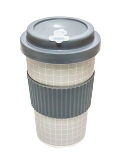 Leak Proof Coffee Cup Grey/White