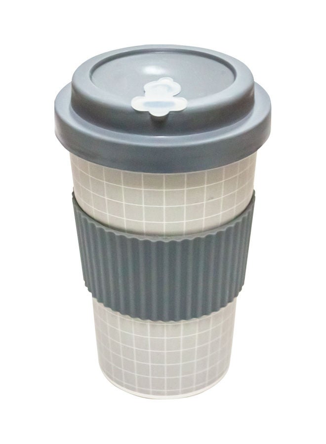 MUMUSO - Leak Proof Coffee Cup Grey/White - Image 1