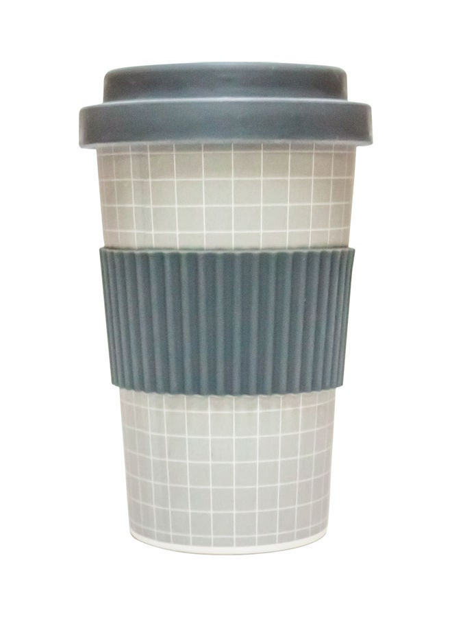 MUMUSO - Leak Proof Coffee Cup Grey/White - Image 1