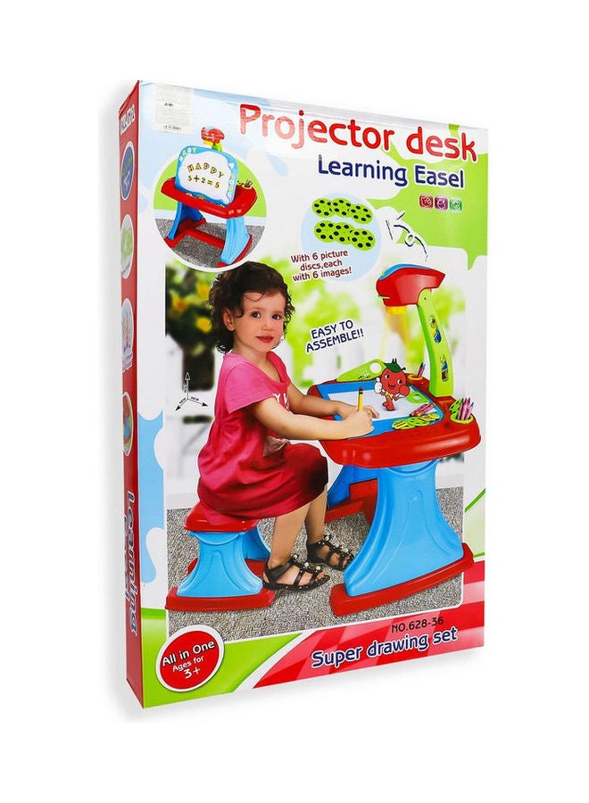 Tengjia 84-Piece Projector Desk Learning Easel 628-36 67x50x39cm - Image 2