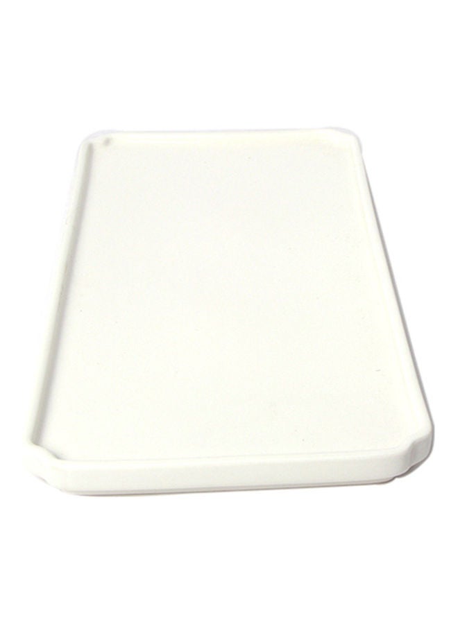 Squalo Porcelain Serving Rectangle Plate White 10x5cm - Image 5