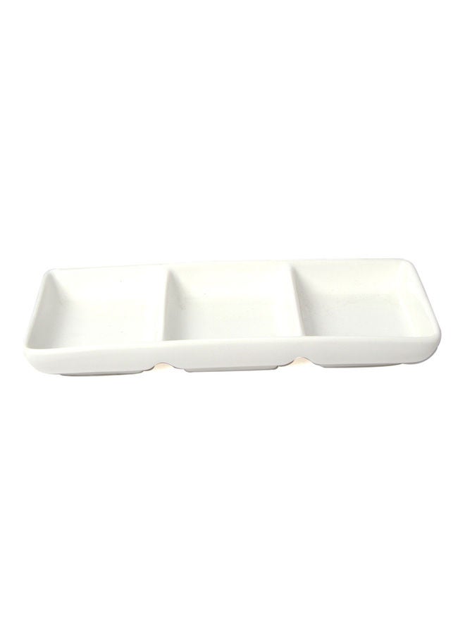 Squalo Porcelain Serving Plate White 45cm - Image 1