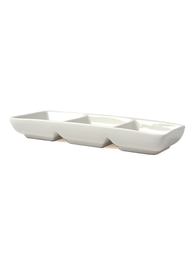 Squalo Porcelain Serving Plate White 45cm - Image 3