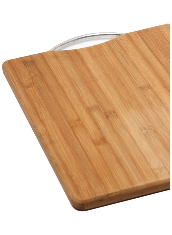 لوح تقطيع خشبي للحوم والفواكه مع علّاقة بني 40x30سم - v1613925331/N44665145A_3