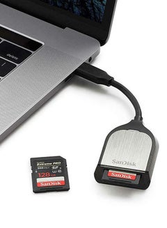 سانديسك قارئ يو اس بي نوع سي من اكستريم برو اس دي UH- 409-G46 128 GB  - Image 3