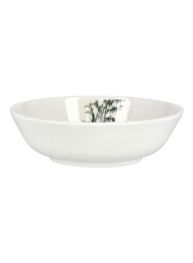 M/W 6 Inch Serving Bowl Multicolor White With Green Floral Design 6.0inch - v1613971467/N44656151A_1