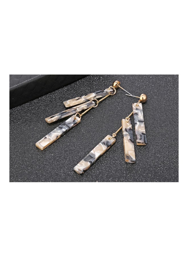 J&J Three-Layer Long Earrings - Image 2