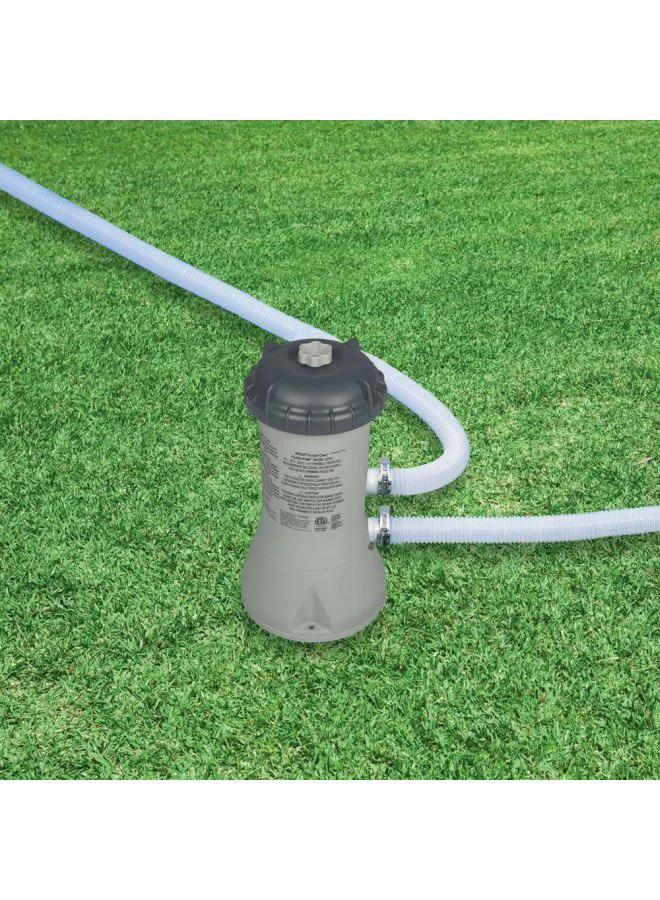 INTEX Intex Cartridge Filter Pump – 1000 Gallons, 220-240V – Efficient Pool Water Circulation 254x254x464cm