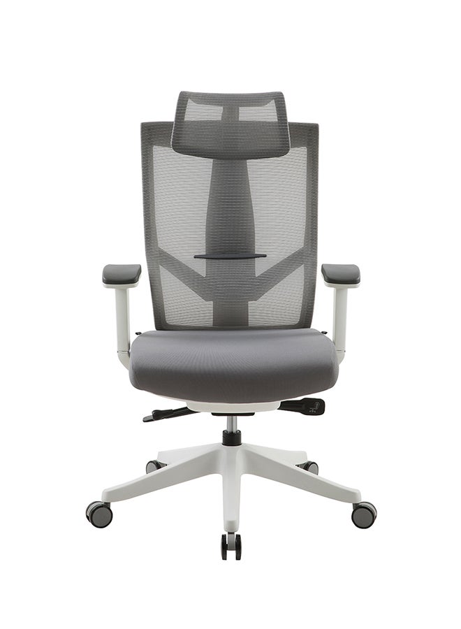 NAVODESK AERO Ergonomic Design Office Chair Light Grey 51cm - Image 1