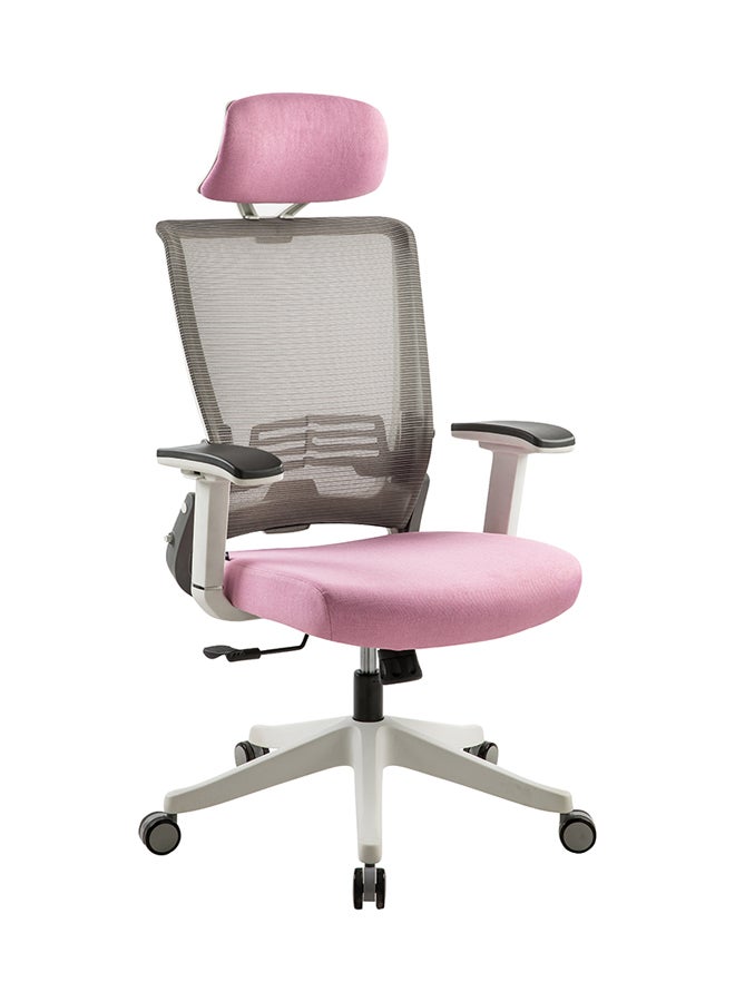 NAVODESK - KIKO Ergonomic Folding Office Chair Pink 51cm - Image 1