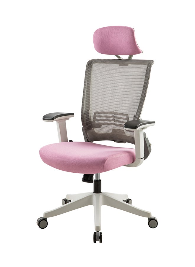 NAVODESK - KIKO Ergonomic Folding Office Chair Pink 51cm - Image 1