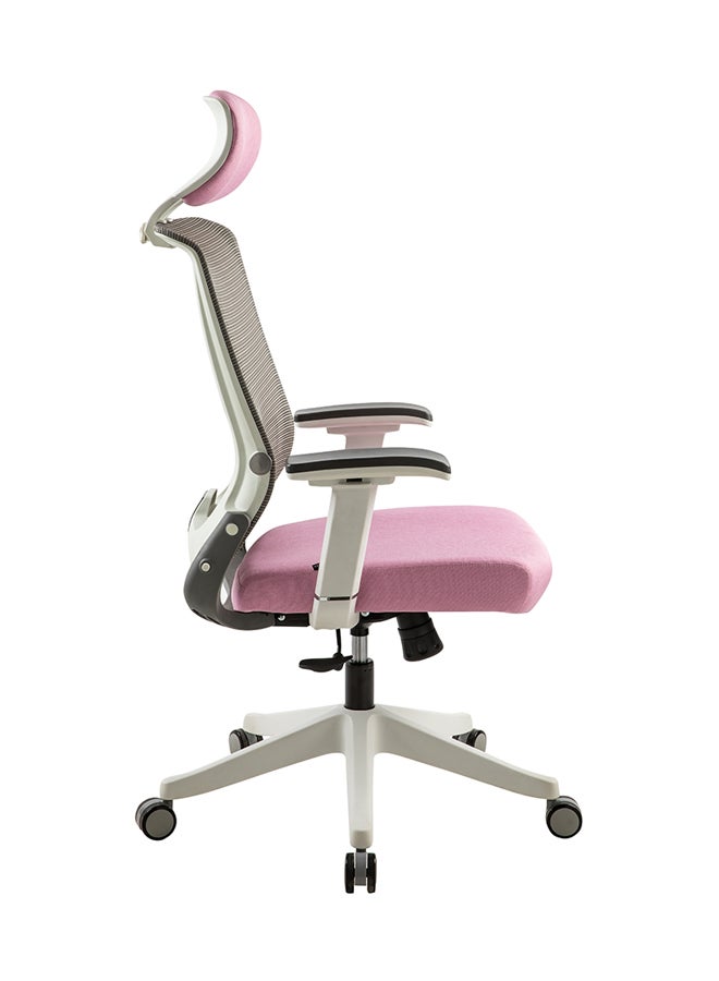 NAVODESK - KIKO Ergonomic Folding Office Chair Pink 51cm - Image 1