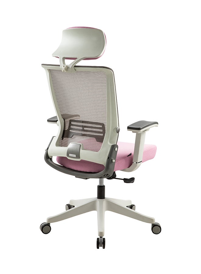 NAVODESK - KIKO Ergonomic Folding Office Chair Pink 51cm - Image 1