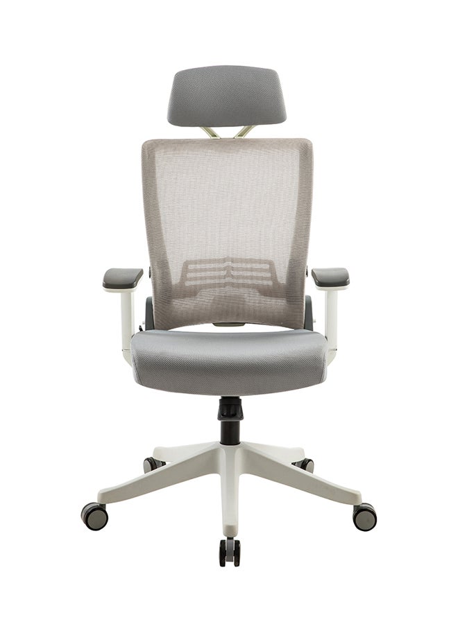 NAVODESK KIKO Ergonomic Folding Office Chair Beige/Grey 51cm - Image 1