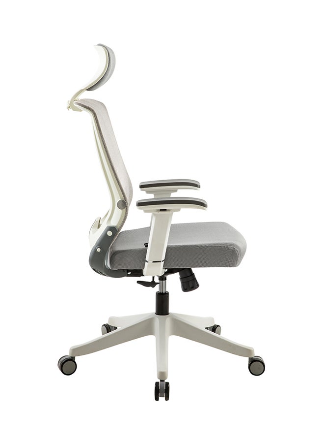 NAVODESK KIKO Ergonomic Folding Office Chair Beige/Grey 51cm - Image 4