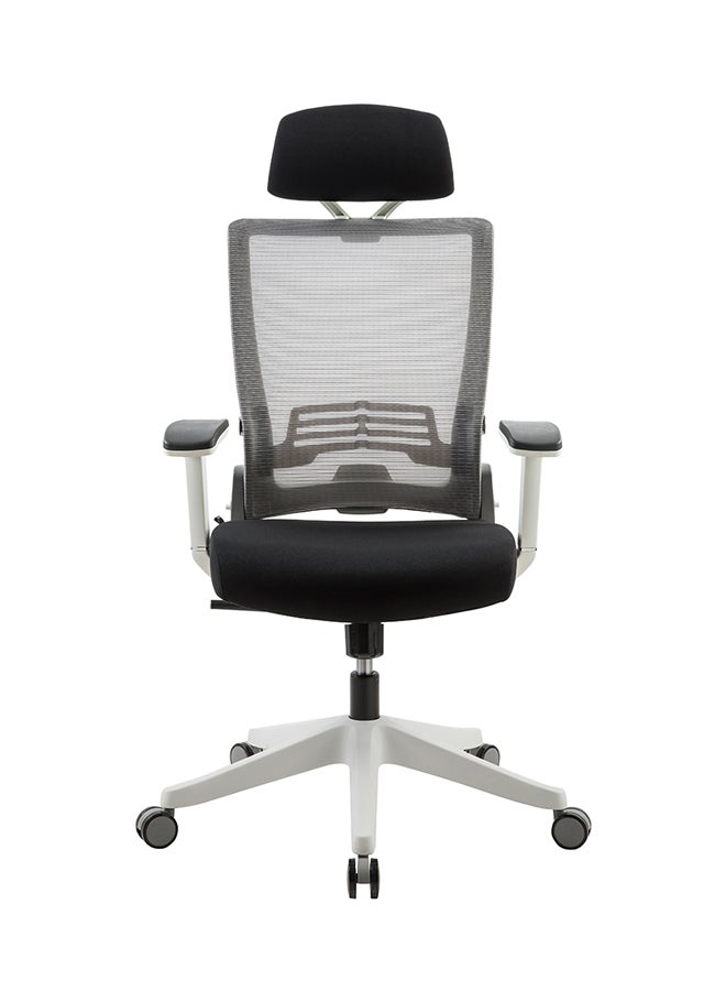 NAVODESK - KIKO Ergonomic Folding Office Chair Black/White 51cm - Image 1