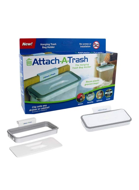 Garbage Plastic Bag Holder White 25cm