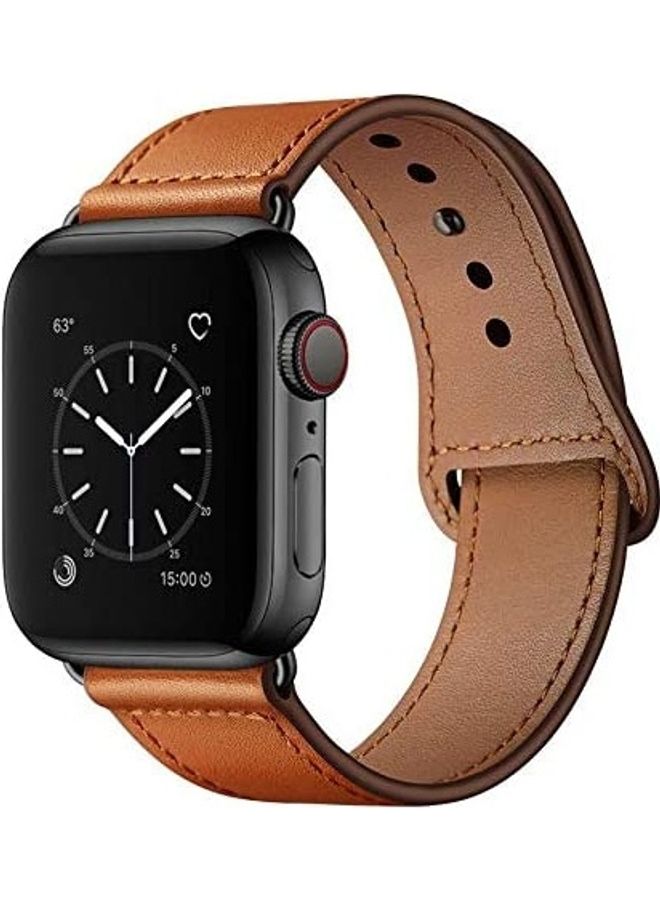 Replacement Band For Apple Watch Series 5 - 42/44mm Brown - Image 1