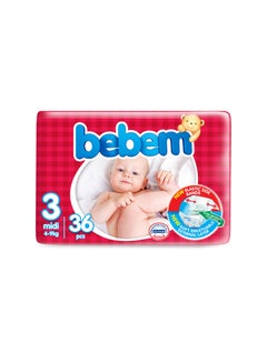 Diapers Pant, Size 3, Midi, 4-9 kg, 36 Count