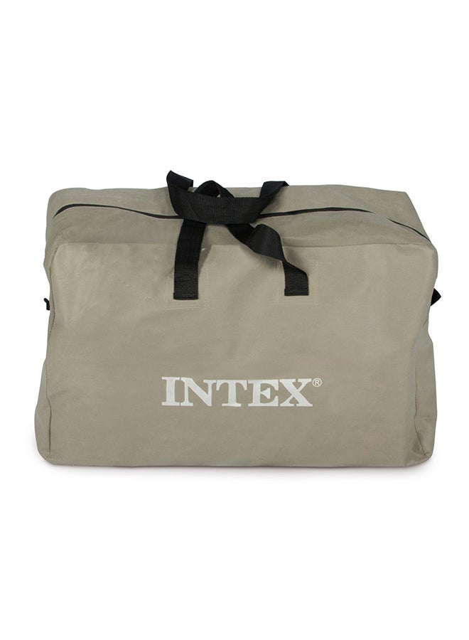 INTEX - INTEX Excursion Inflatable Boat Series: Includes Deluxe 54in Boat Oars and High-Output Pump – SuperTough PVC – Adjustable Seats with Backrest – Fishing Rod Holders – Welded Oar Locks - Image 1