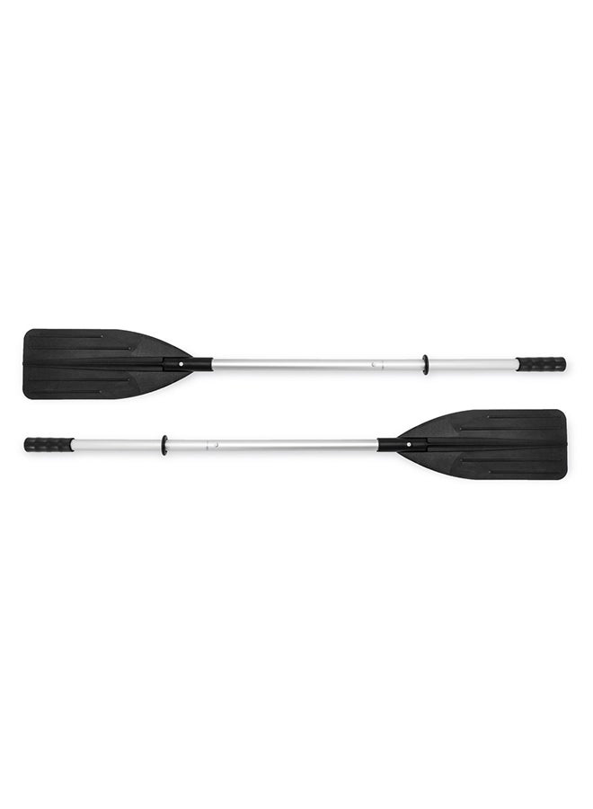 INTEX - INTEX Excursion Inflatable Boat Series: Includes Deluxe 54in Boat Oars and High-Output Pump – SuperTough PVC – Adjustable Seats with Backrest – Fishing Rod Holders – Welded Oar Locks - Image 1