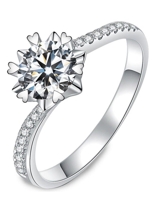 WLFF - Heart Zircon Diamond Ring - Image 1