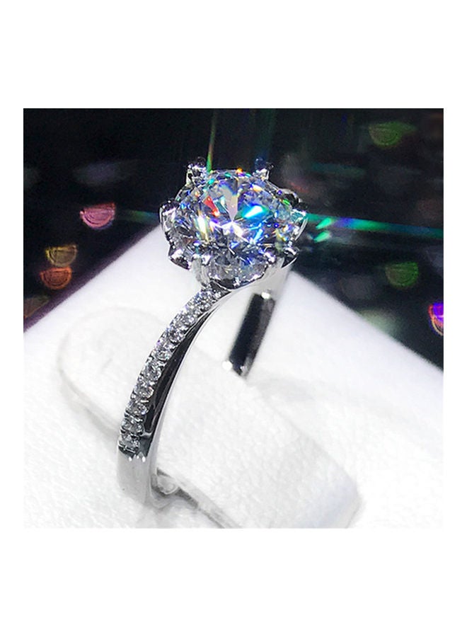 WLFF - Heart Zircon Diamond Ring - Image 1