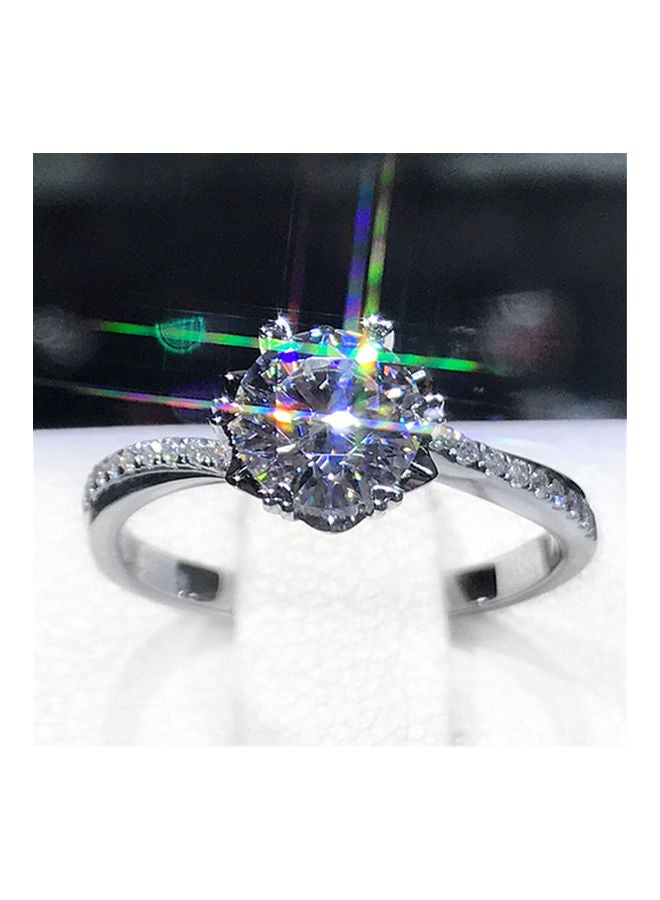 WLFF - Heart Zircon Diamond Ring - Image 1