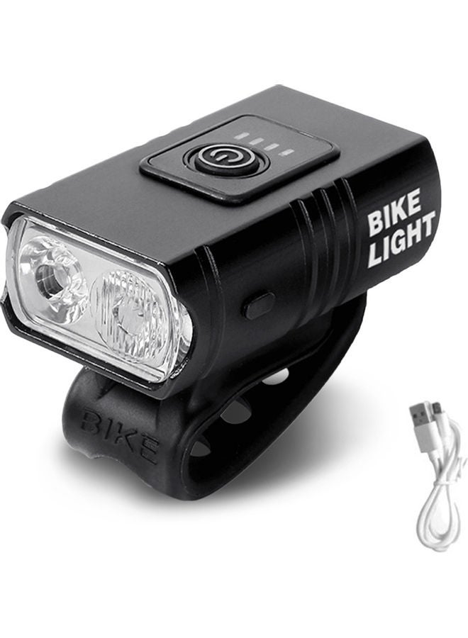 Generic - USB Rechargeable T6 LED Bicycle Light 10.7x10.4x4.6cm - Image 1