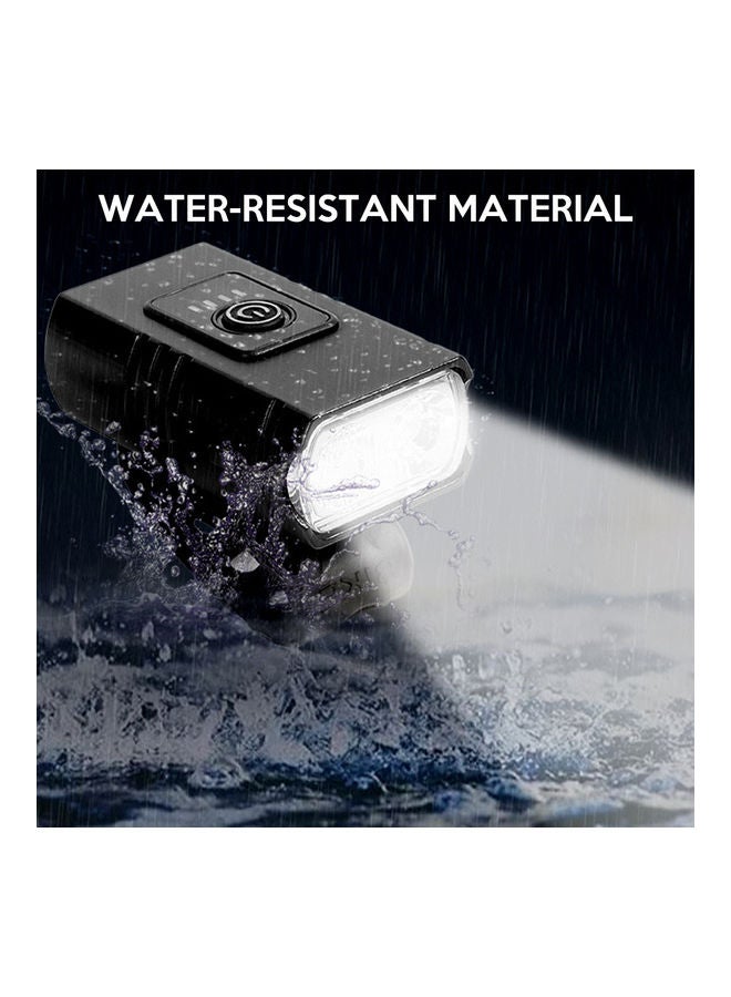 Generic - USB Rechargeable T6 LED Bicycle Light 10.7x10.4x4.6cm - Image 1