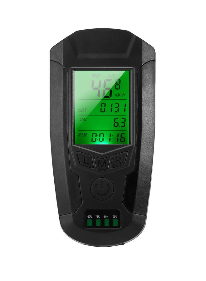 Generic - USB Bicycle Lamp Speedometer 10.2x5x2.5cm - Image 1