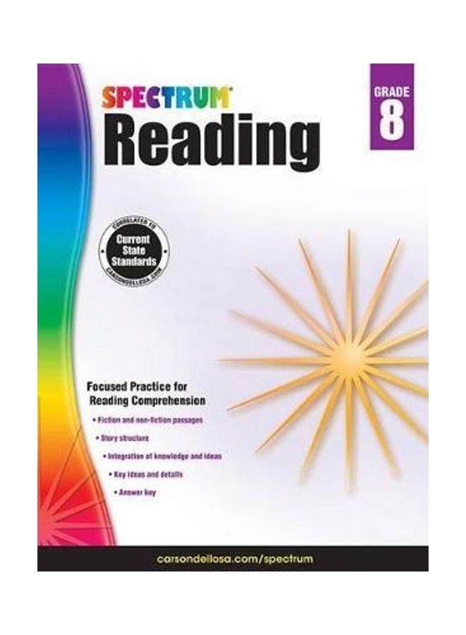 Spectrum - 8th Grade Paperback English by Spectrum - 38539