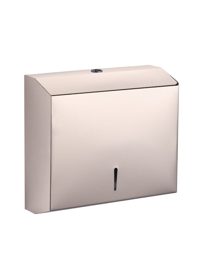 Generic Stainless Steel Toilet Paper Holder Gold 29.5x11.30x27.5cm  - Image 1