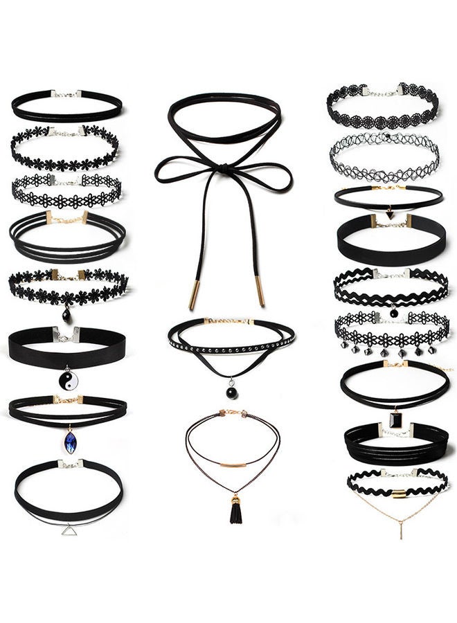 جولي طقم مكون من قلادة عنق بياقة . - Image 1