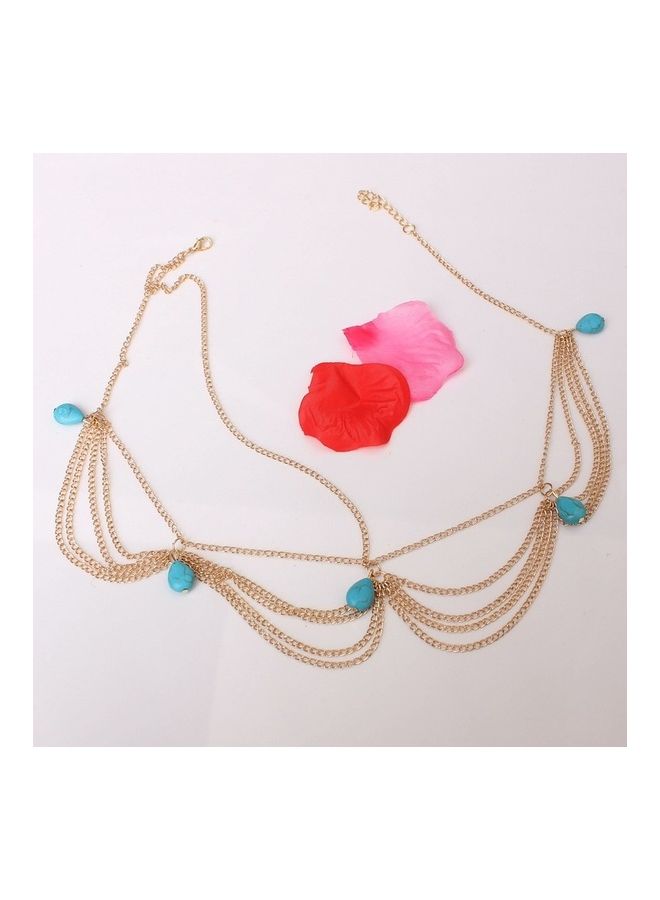 JOLLY Bohemian Turquoise Tassel Headband  - Image 2